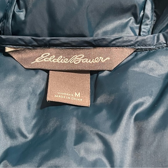 Eddie Bauer Luna Peak Down Hooded Parka Blue jacket - Picture 10 of 11